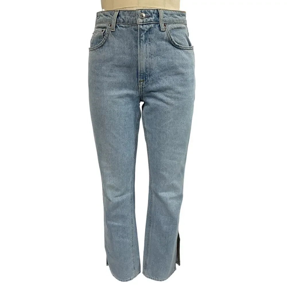 Grlfrnd Classic Hudson Yards Harlow Petite High Rise Boot Denim Jeans Size 26